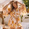 Rompers + Jumpsuits * | Dres-001 Duarte Kimono Romper Last Chance