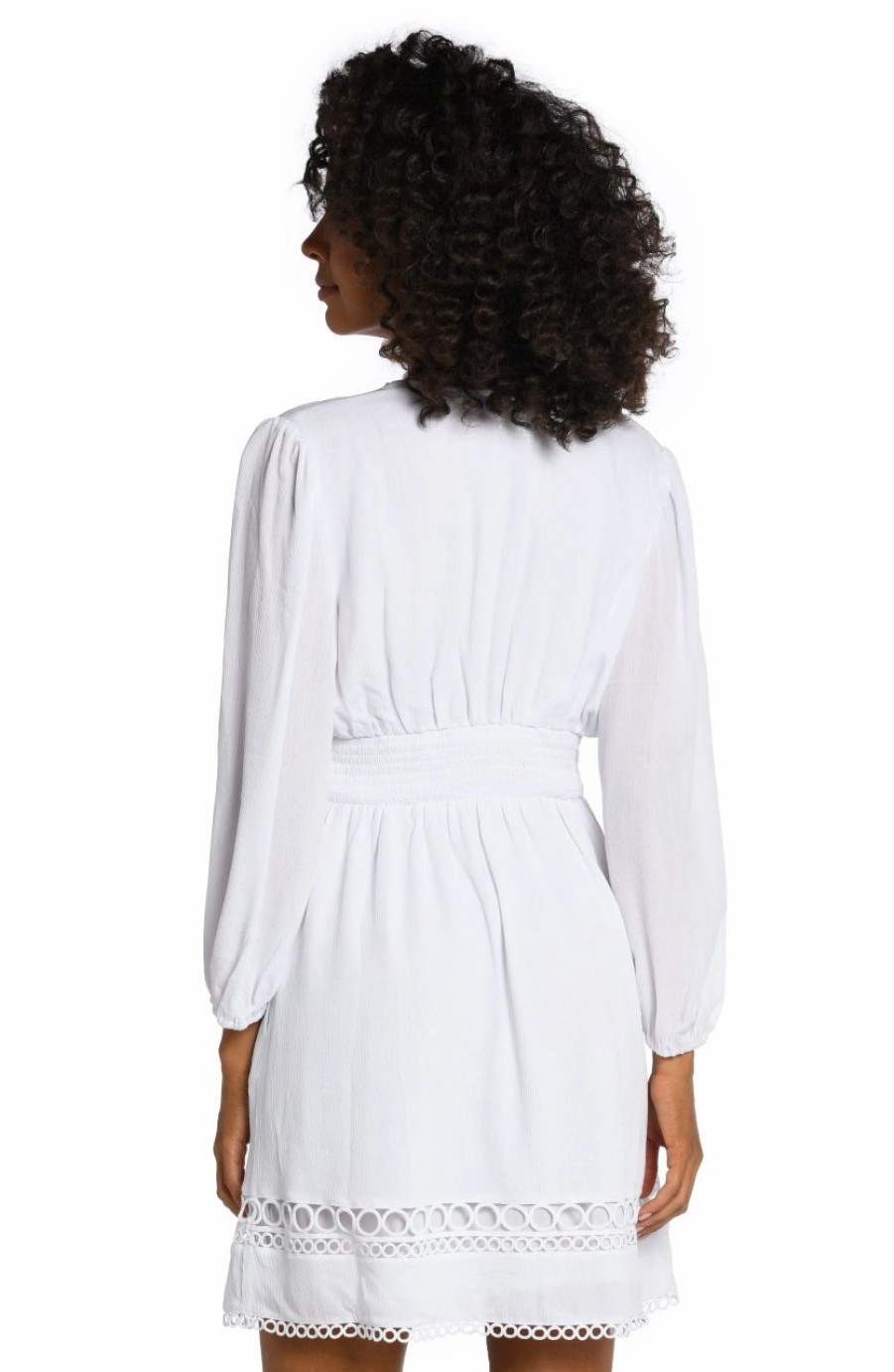 Vacation Wear * | La Blanca Illusion Covers V-Neck Dress Cover Up