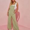 Rompers + Jumpsuits * | &Mer-001 Anza Cotton Pocketed Overalls Olive