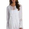 Vacation Wear * | La Blanca Coastal Covers Lace Up Tunic