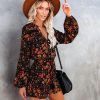 Rompers + Jumpsuits * | Oliv-001 Plant Smiles, Harvest Love Button Down Romper Final Sale