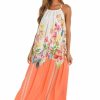 Vacation Wear * | Sunshine 79 Into The Garden Halter Maxi Dress