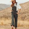 Rompers + Jumpsuits * | List-001 Luka Pocketed Corduroy Overalls Last Chance