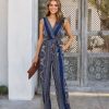 Rompers + Jumpsuits * | A Pe-001 Dimitra Pocketed Jumpsuit Final Sale